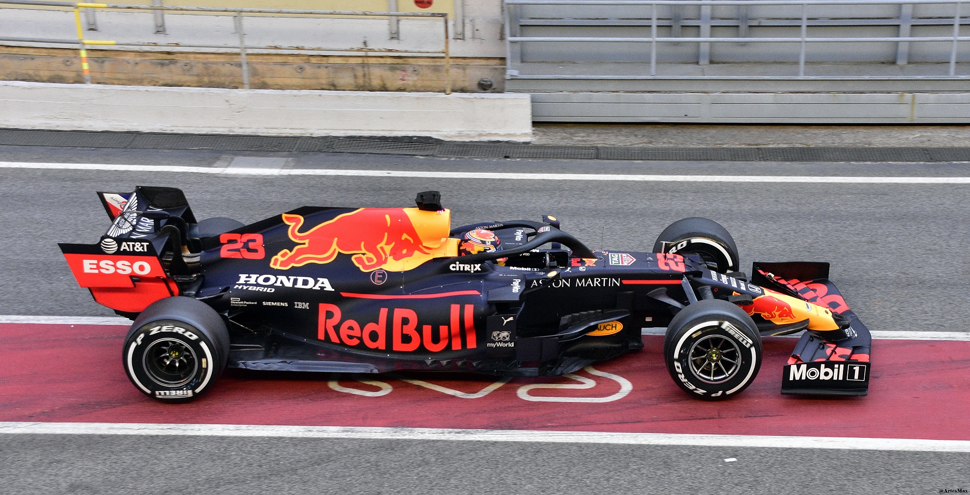Red Bull Racing F1 Car Launch RB16B Sporting Ferret